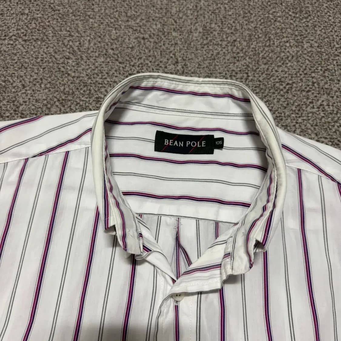 105 빈폴 스트라이프 반팔 셔츠 상품이미지4