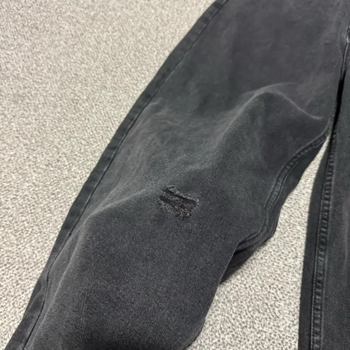 S 굿라이프웍스 흑청 데님 청바지 상품이미지3