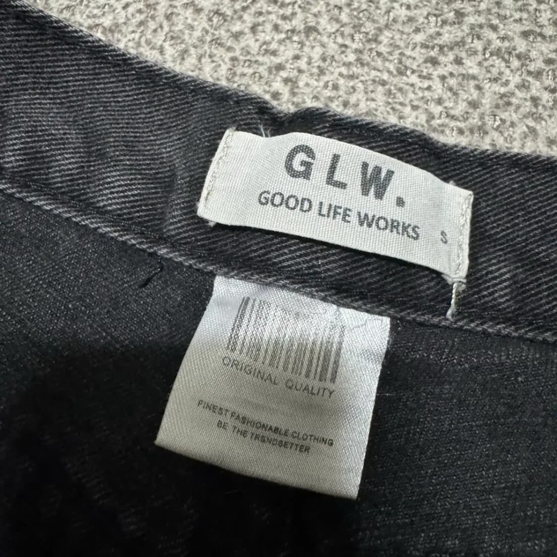 S 굿라이프웍스 흑청 데님 청바지 상품이미지6