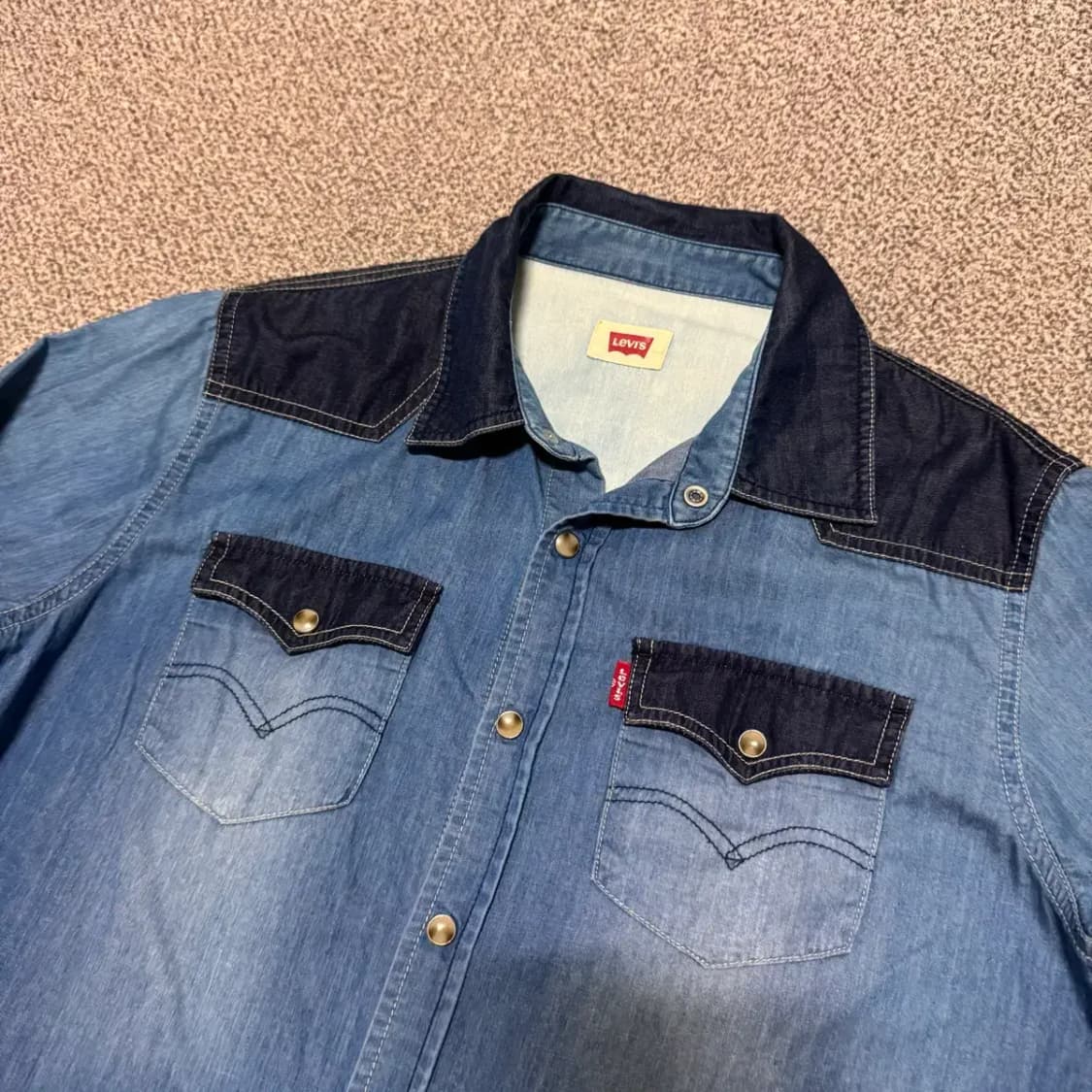 160 리바이스 데님 셔츠 상품이미지2