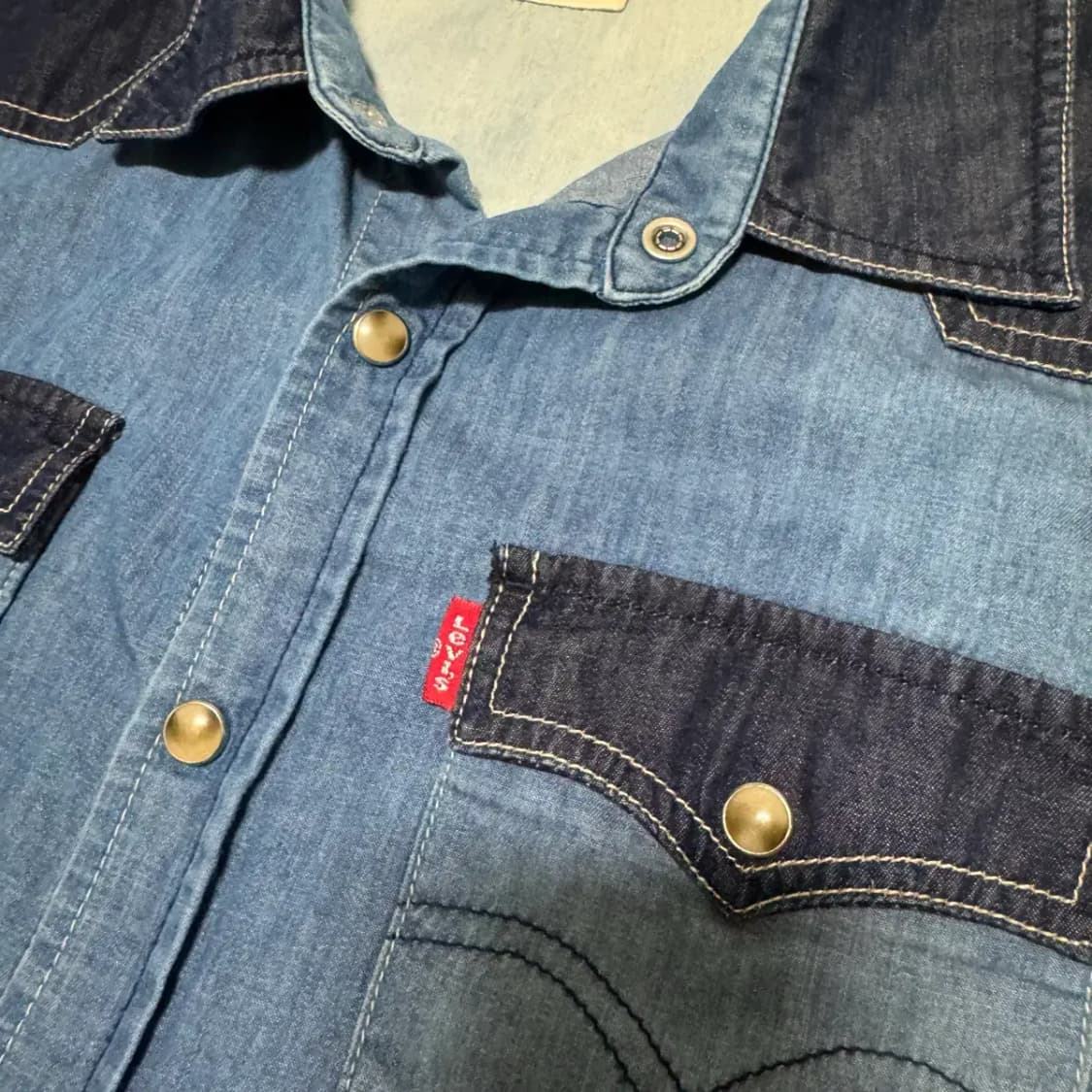 160 리바이스 데님 셔츠 상품이미지4