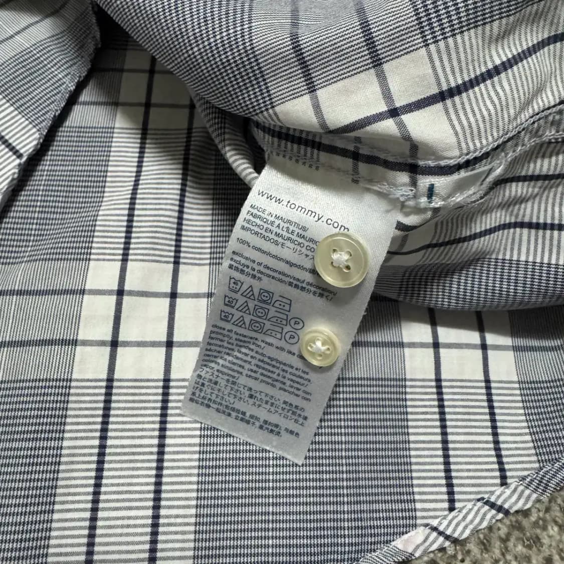M 타미힐피거 체크 셔츠 상품이미지5