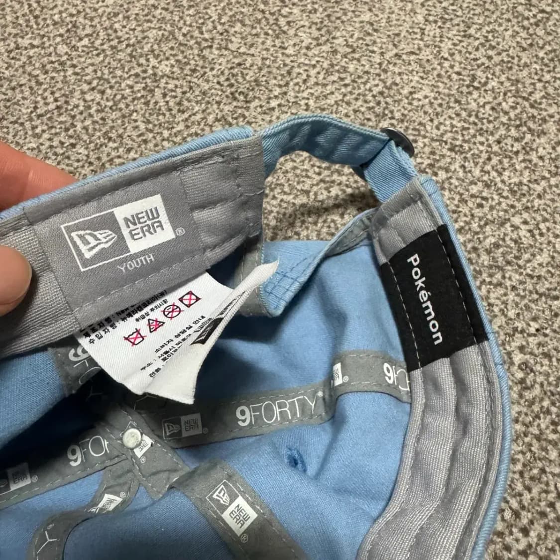 7-10y 뉴에라 포켓몬 꼬부기 볼캡 상품이미지7