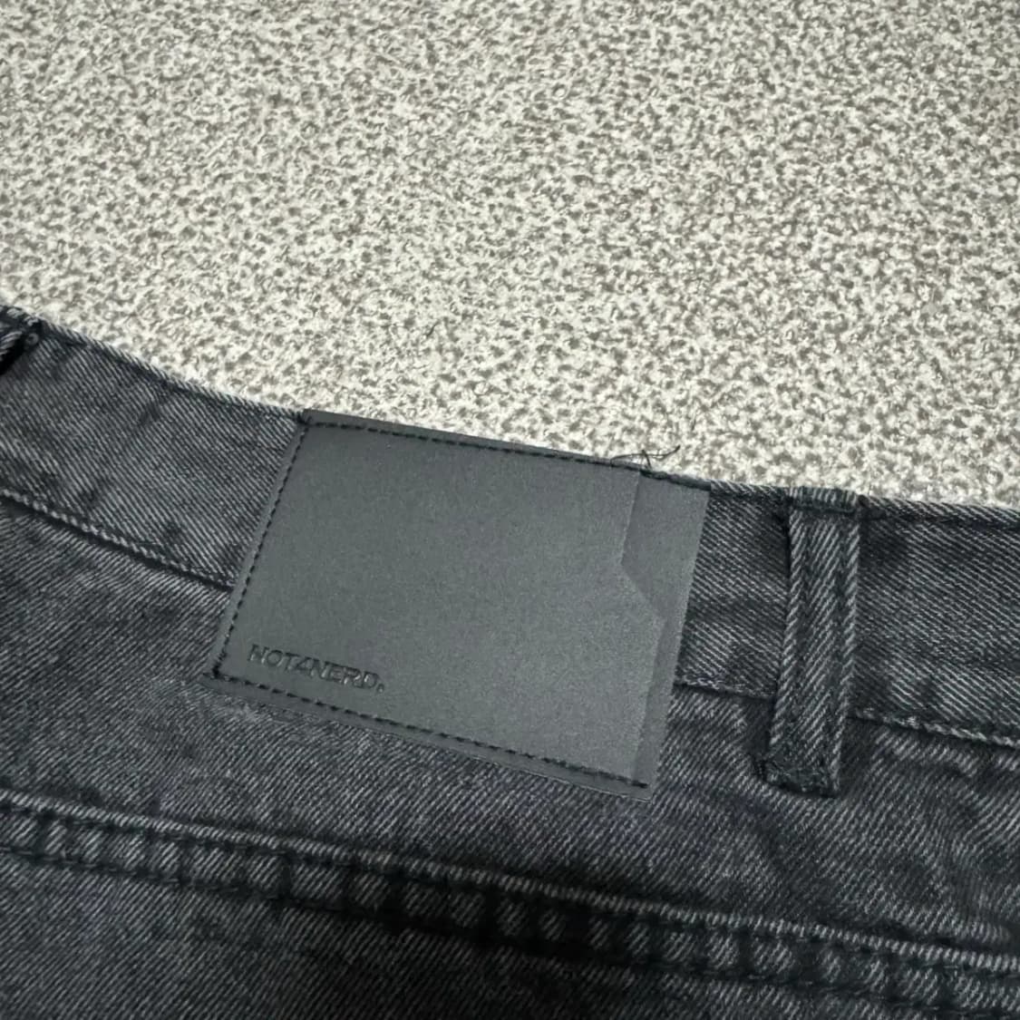 L 낫포너드 흑청바지 상품이미지4