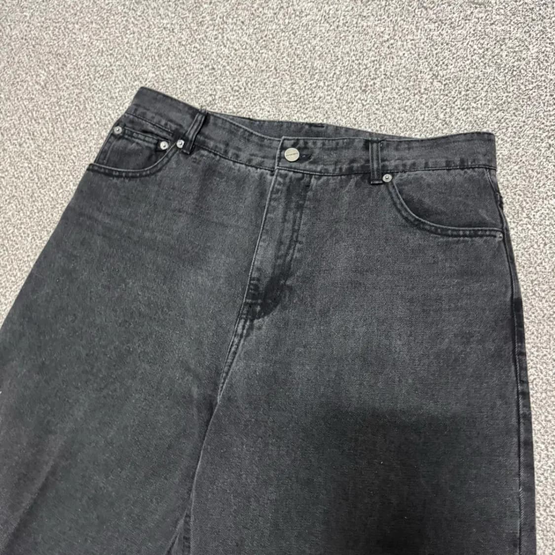 L 낫포너드 흑청바지 상품이미지6