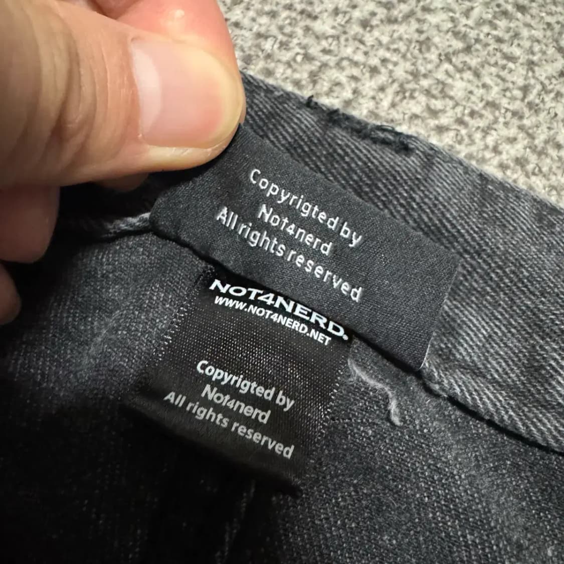 L 낫포너드 흑청바지 상품이미지8