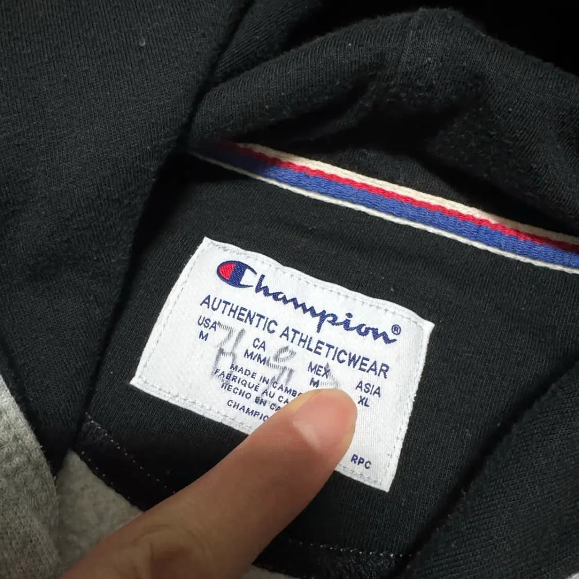 XL 챔피온 후드티 상품이미지5