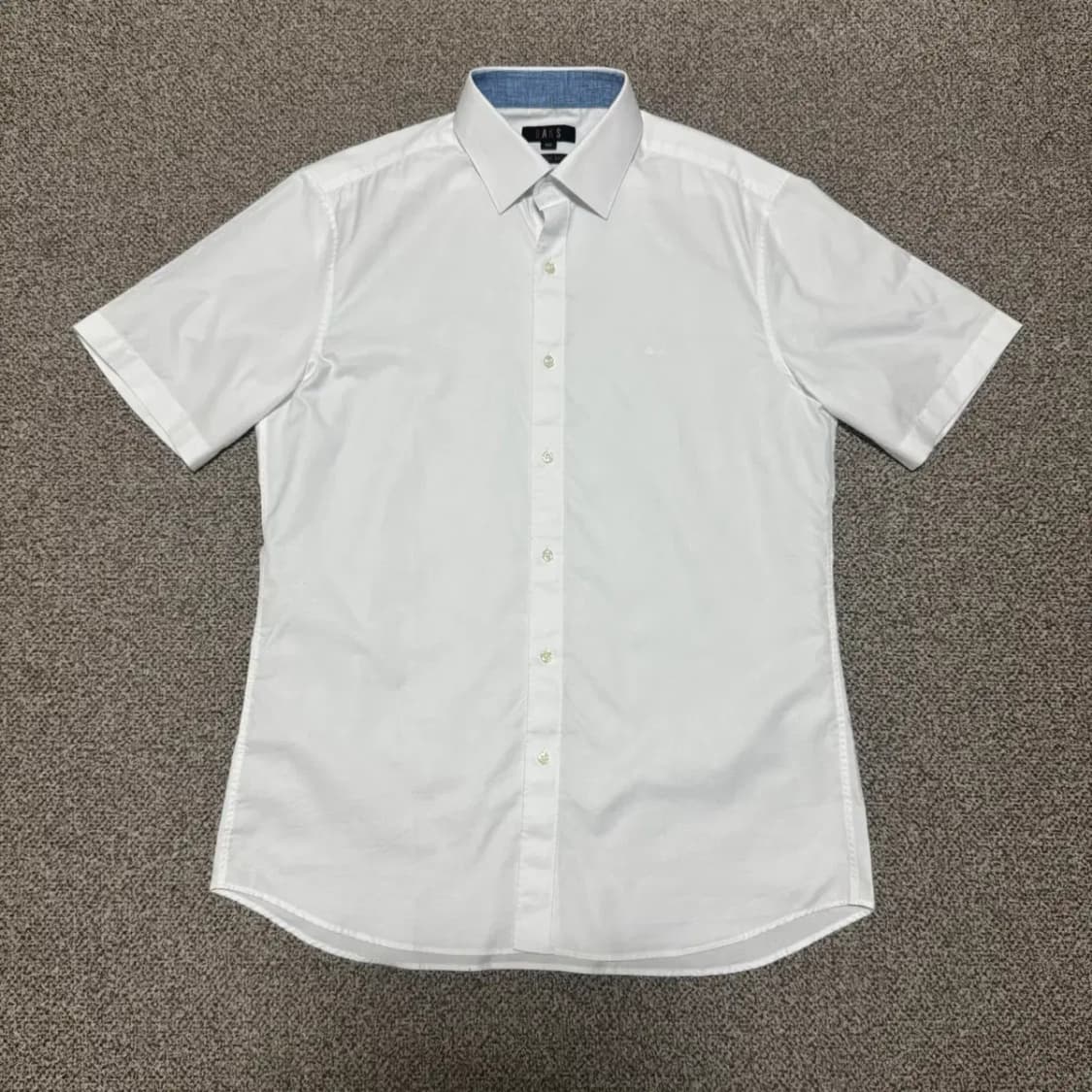 100 닥스 화이트 반팔 셔츠 상품이미지1