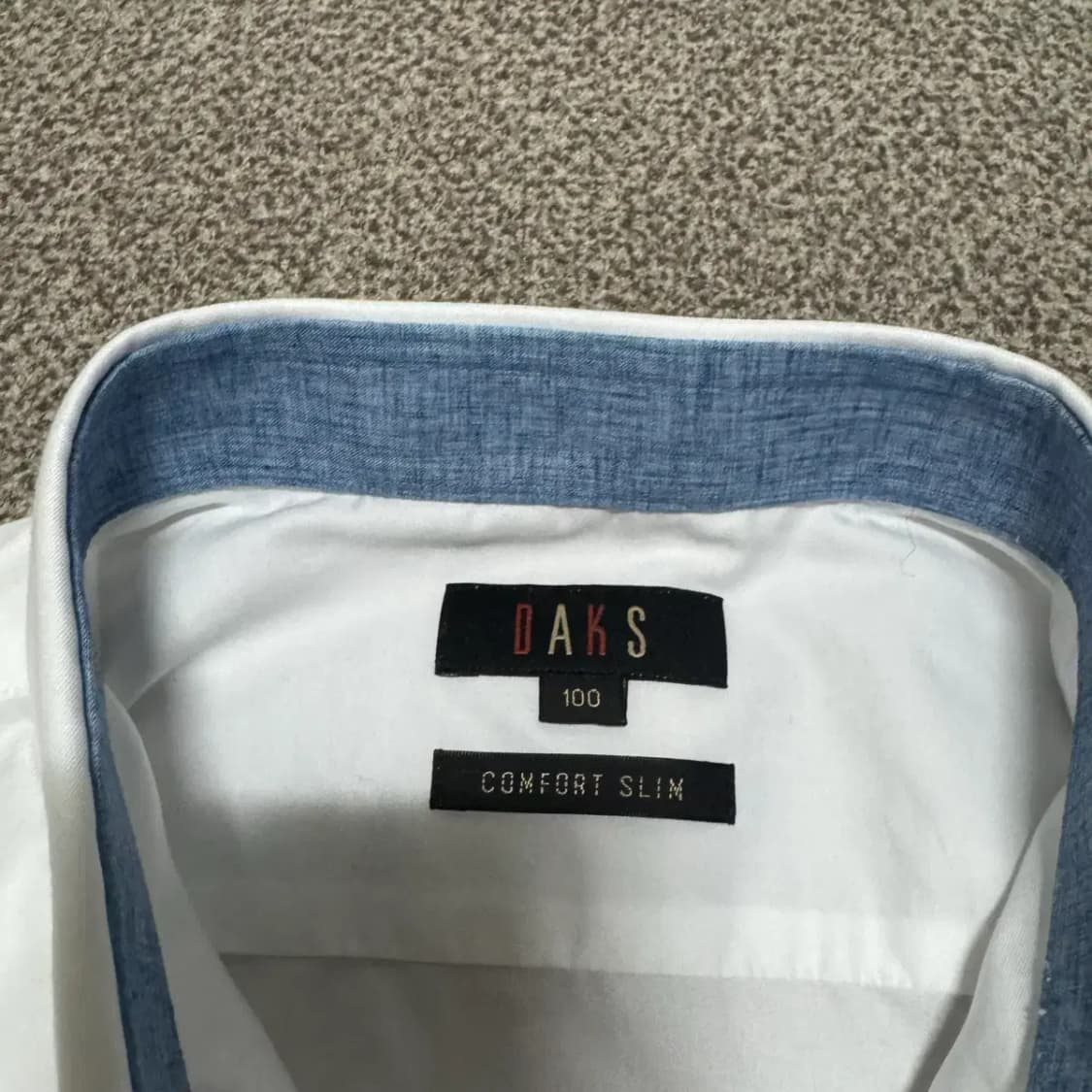 100 닥스 화이트 반팔 셔츠 상품이미지4