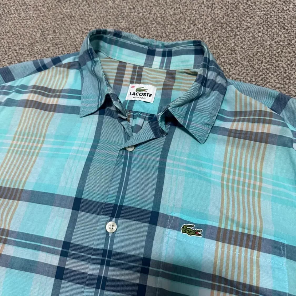 38 라코스테 체크 셔츠 상품이미지2