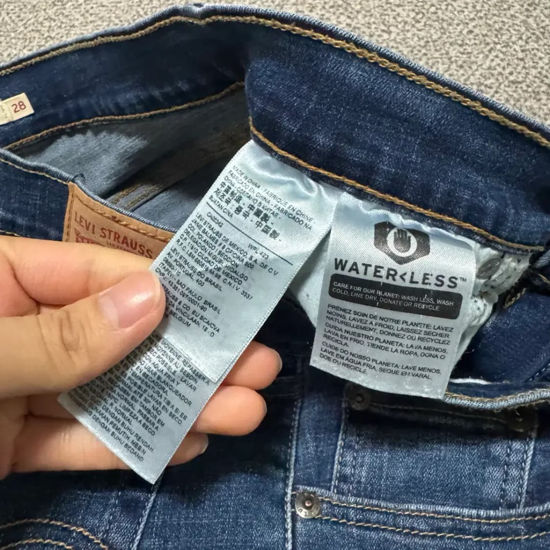 28 리바이스 청바지 보이프렌드 여성 상품이미지4