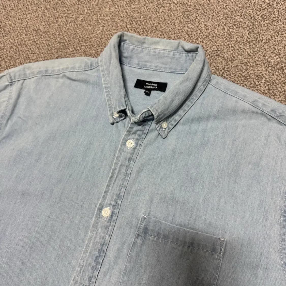 XL 무신사스탠다드 데님 셔츠 상품이미지2