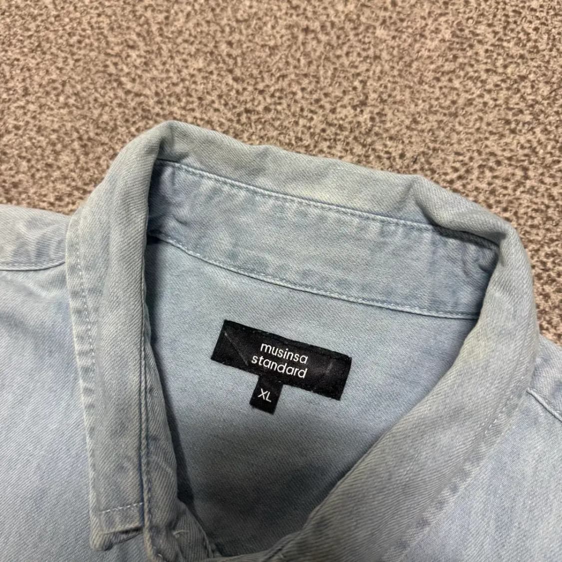 XL 무신사스탠다드 데님 셔츠 상품이미지3