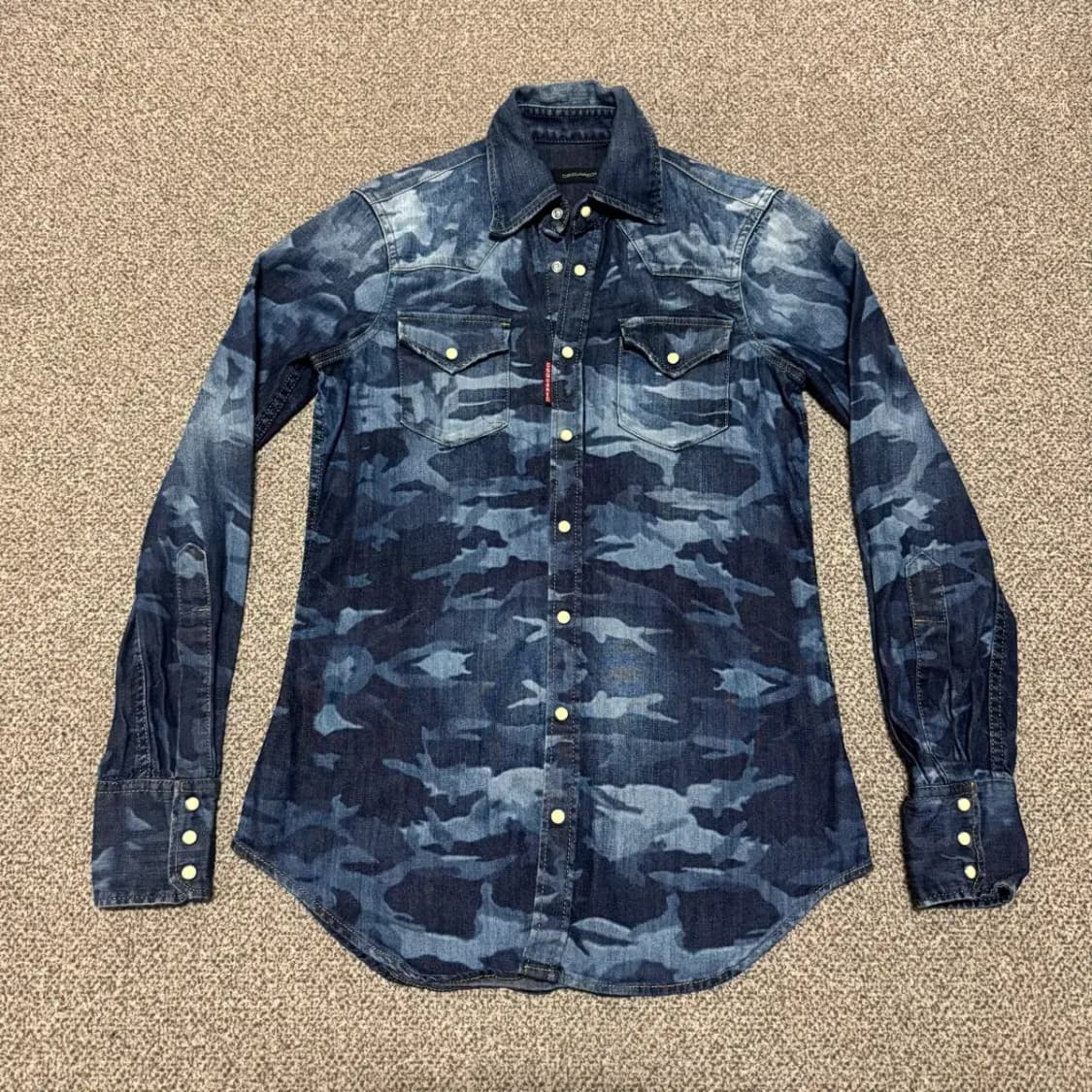 38 디스퀘어드2 밀리터리 카모 셔츠 상품이미지1