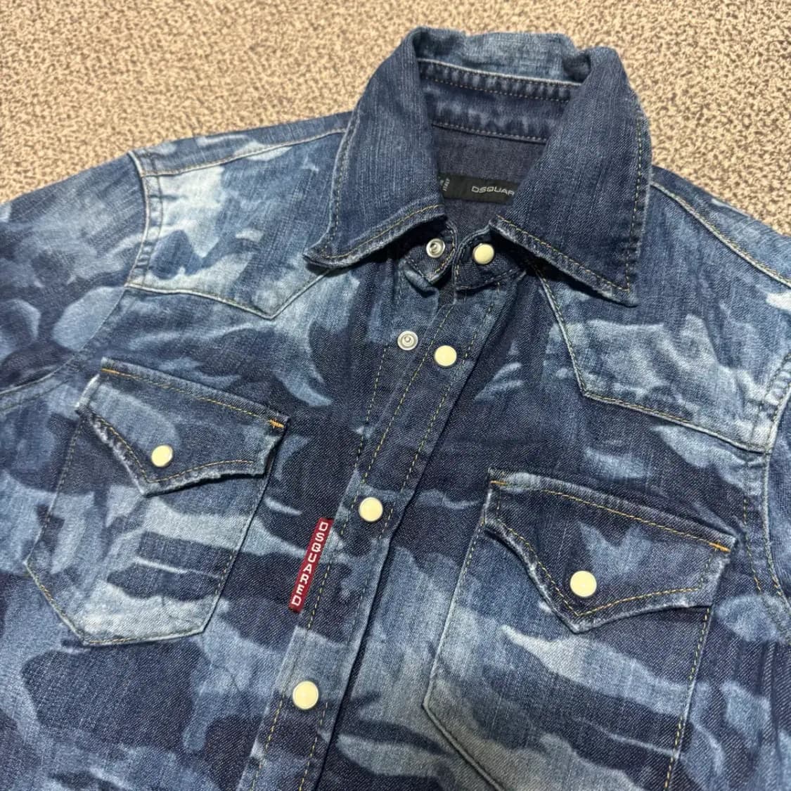 38 디스퀘어드2 밀리터리 카모 셔츠 상품이미지2
