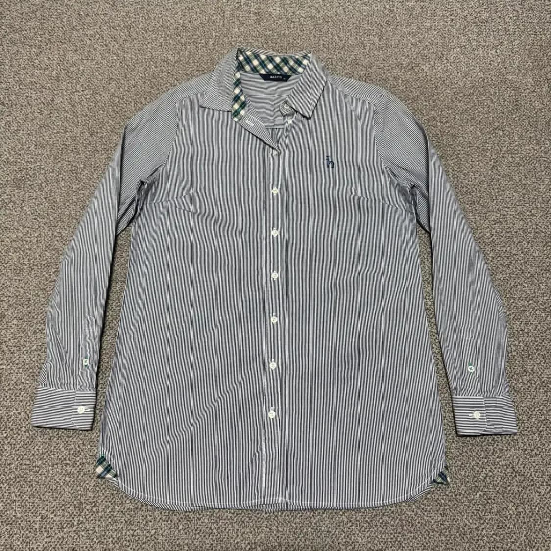90 헤지스 스트라이프 셔츠 상품이미지1