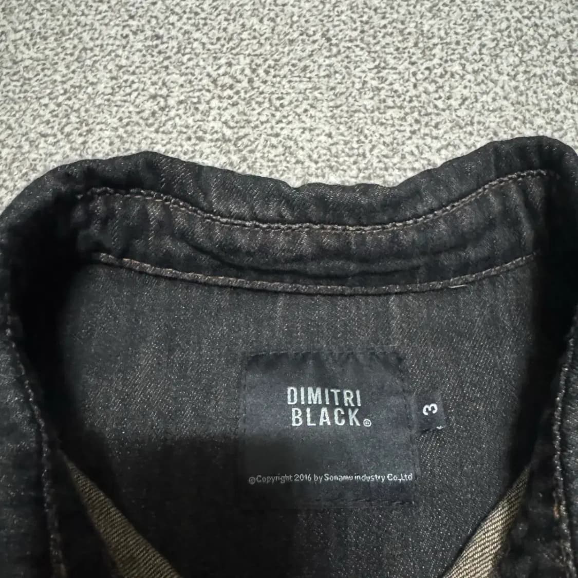 3 디미트리블랙 데님 반팔 셔츠 상품이미지3