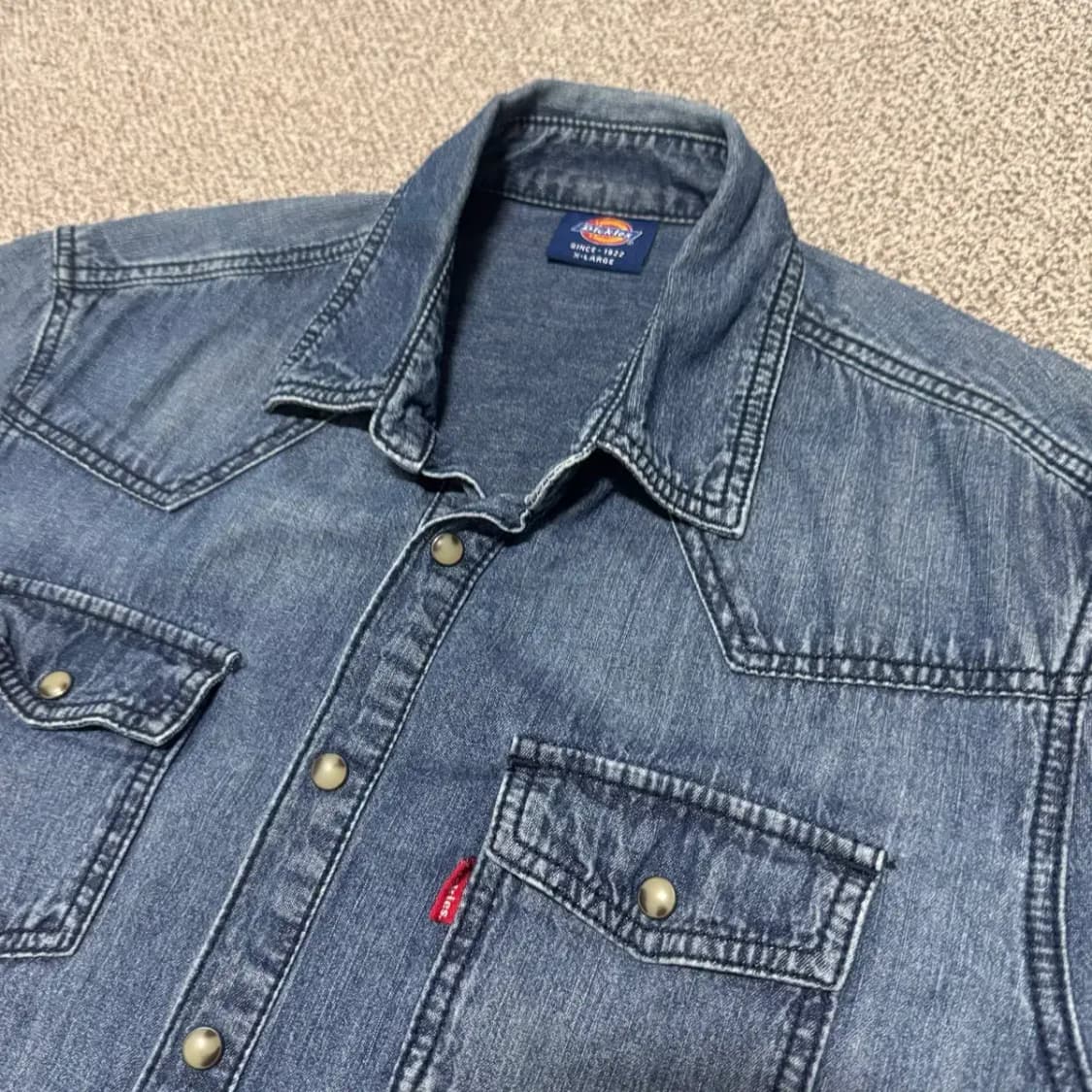 XL 디키즈 데님 셔츠 상품이미지2