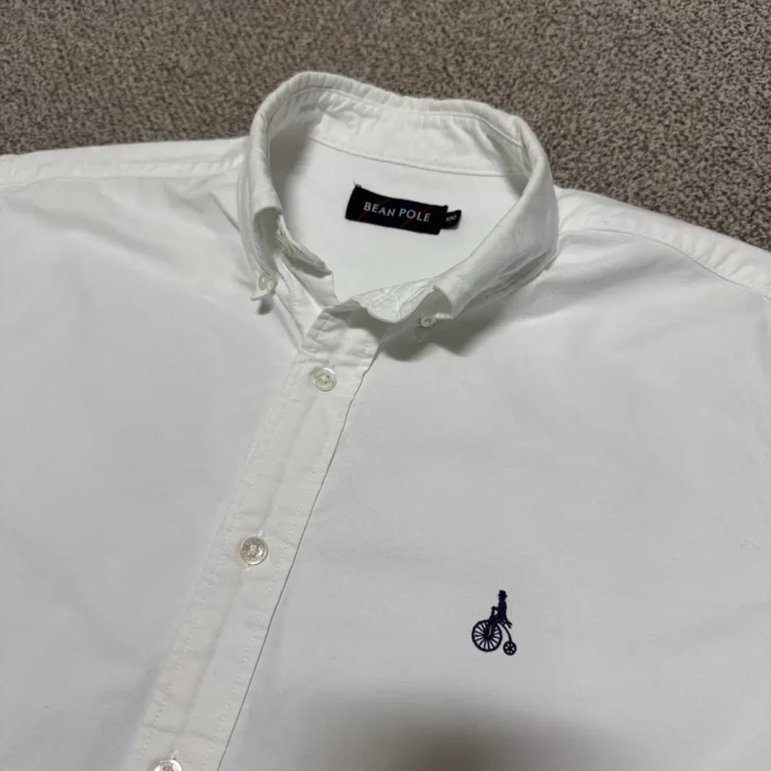 100 빈폴 화이트 반팔 셔츠 상품이미지2