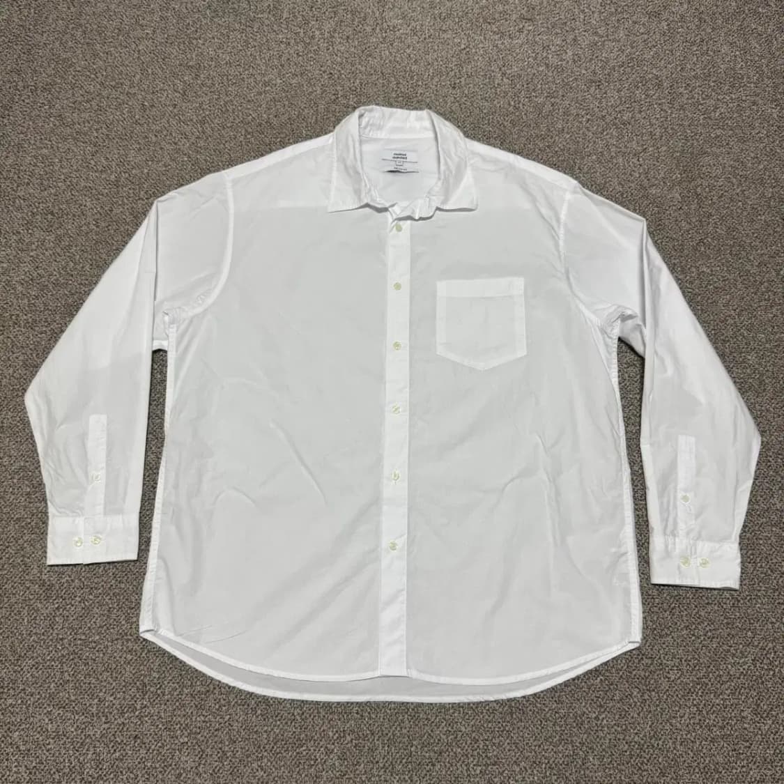 XL 무신사스탠다드 화이트 셔츠 릴렉스핏 상품이미지1