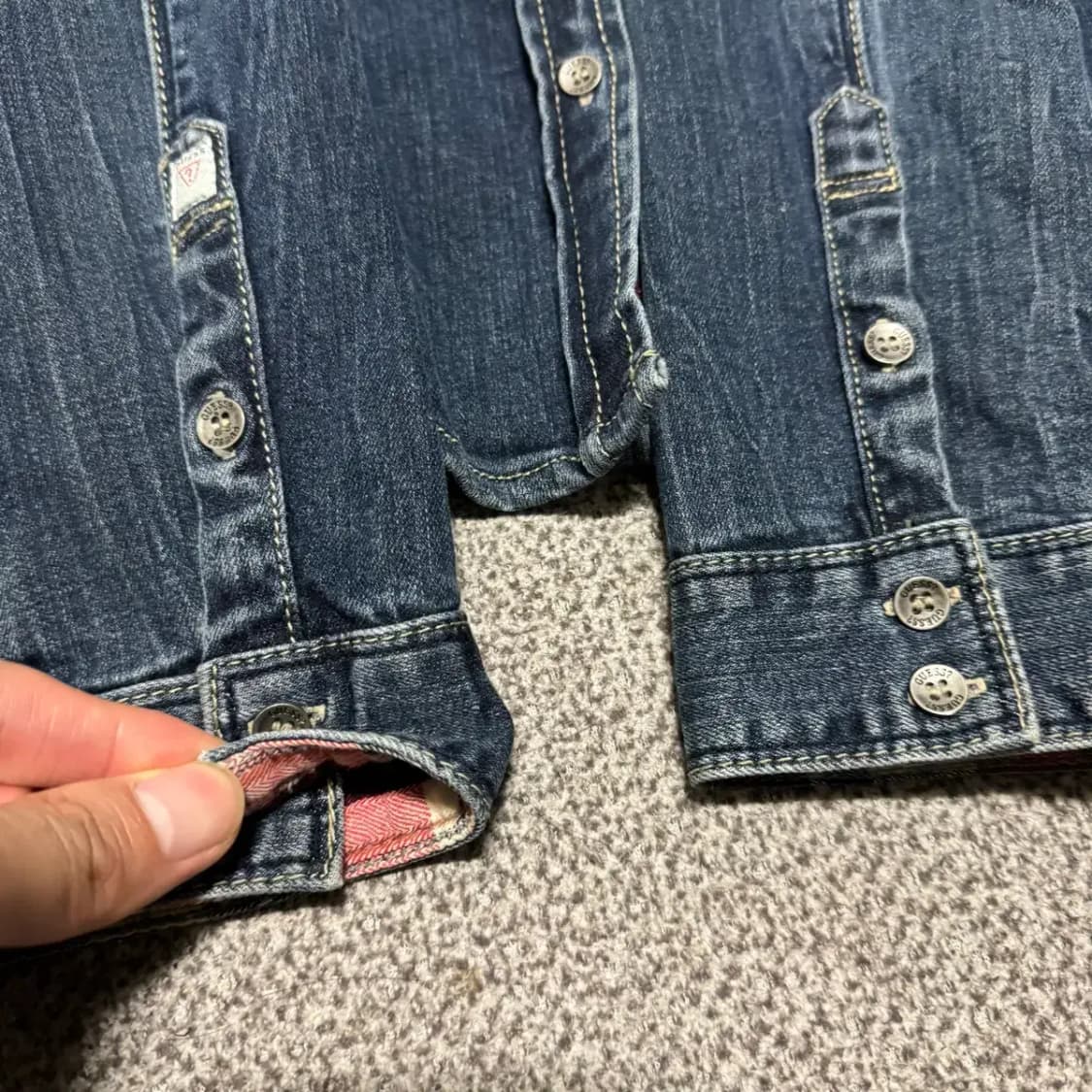 S 게스 데님 셔츠 여성 상품이미지9