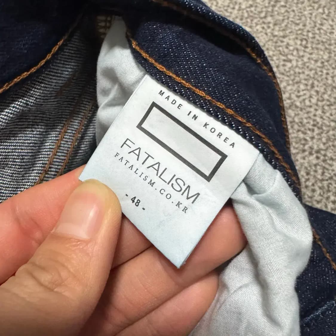 32 페이탈리즘 데님 반바지 상품이미지4