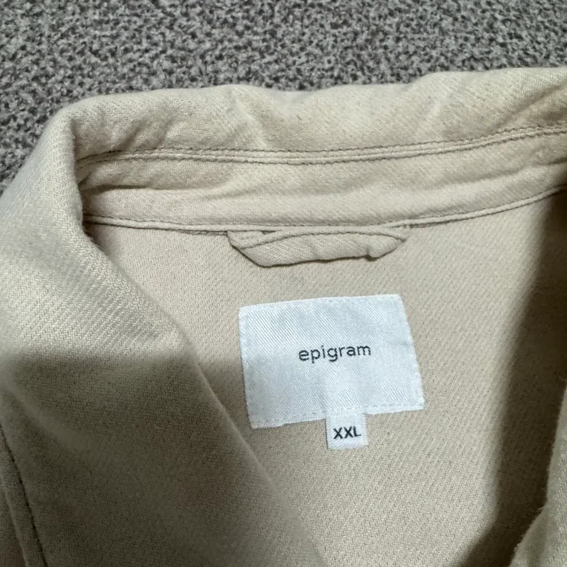 Xxl 에피그램 셔츠 자켓 상품이미지4