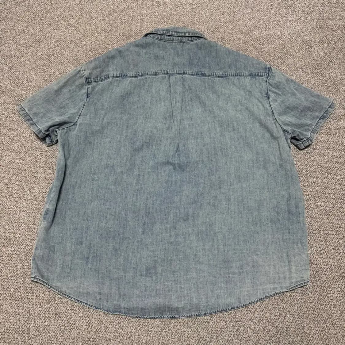 M 트릴리온 데님 반팔 셔츠 상품이미지5