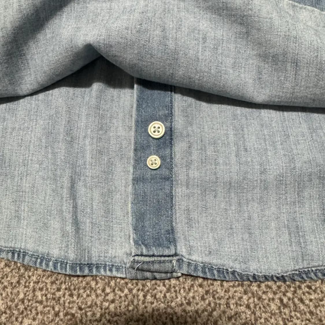 M 클럽모나코 데님 반팔 셔츠 상품이미지6