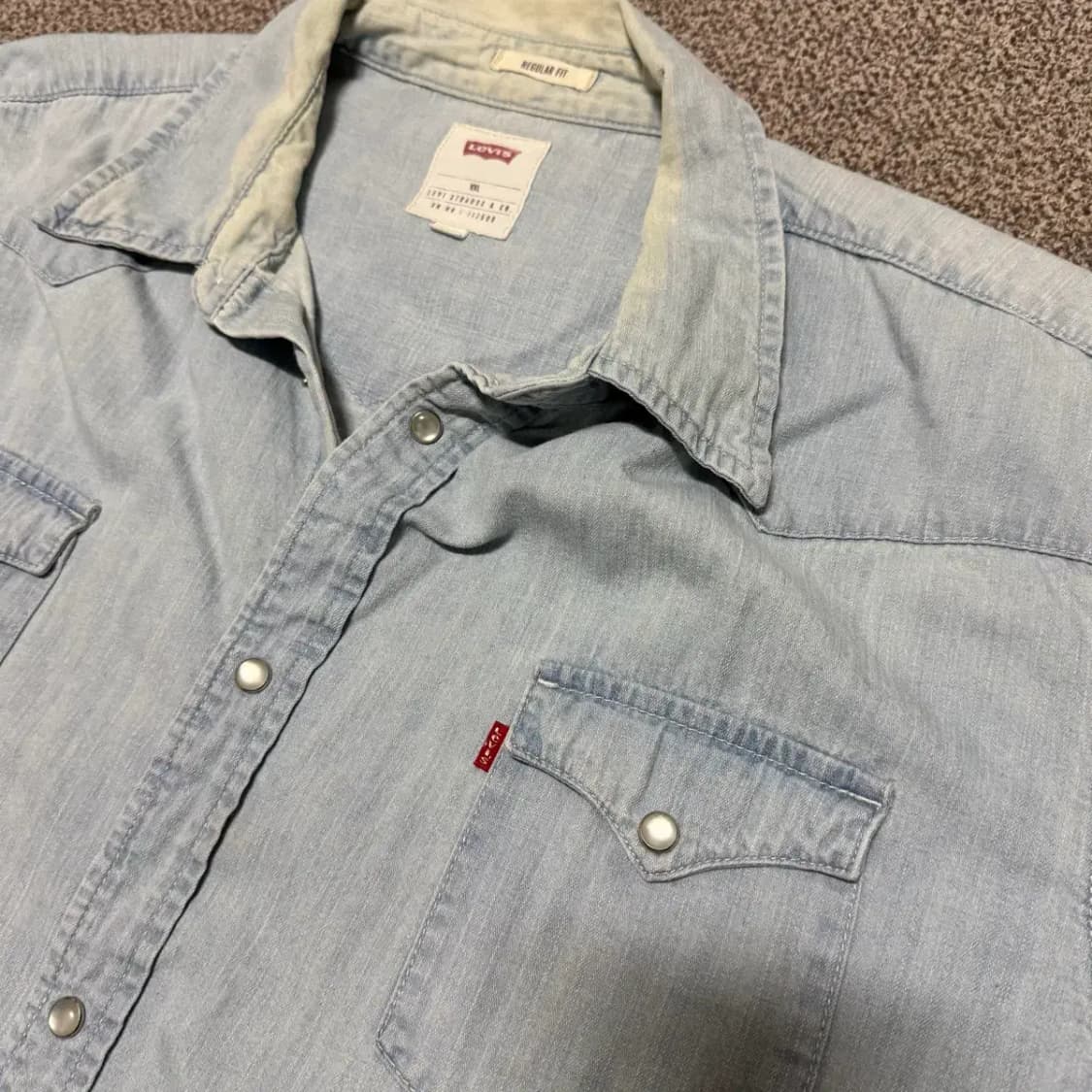Xxl 리바이스 데님 셔츠 상품이미지2