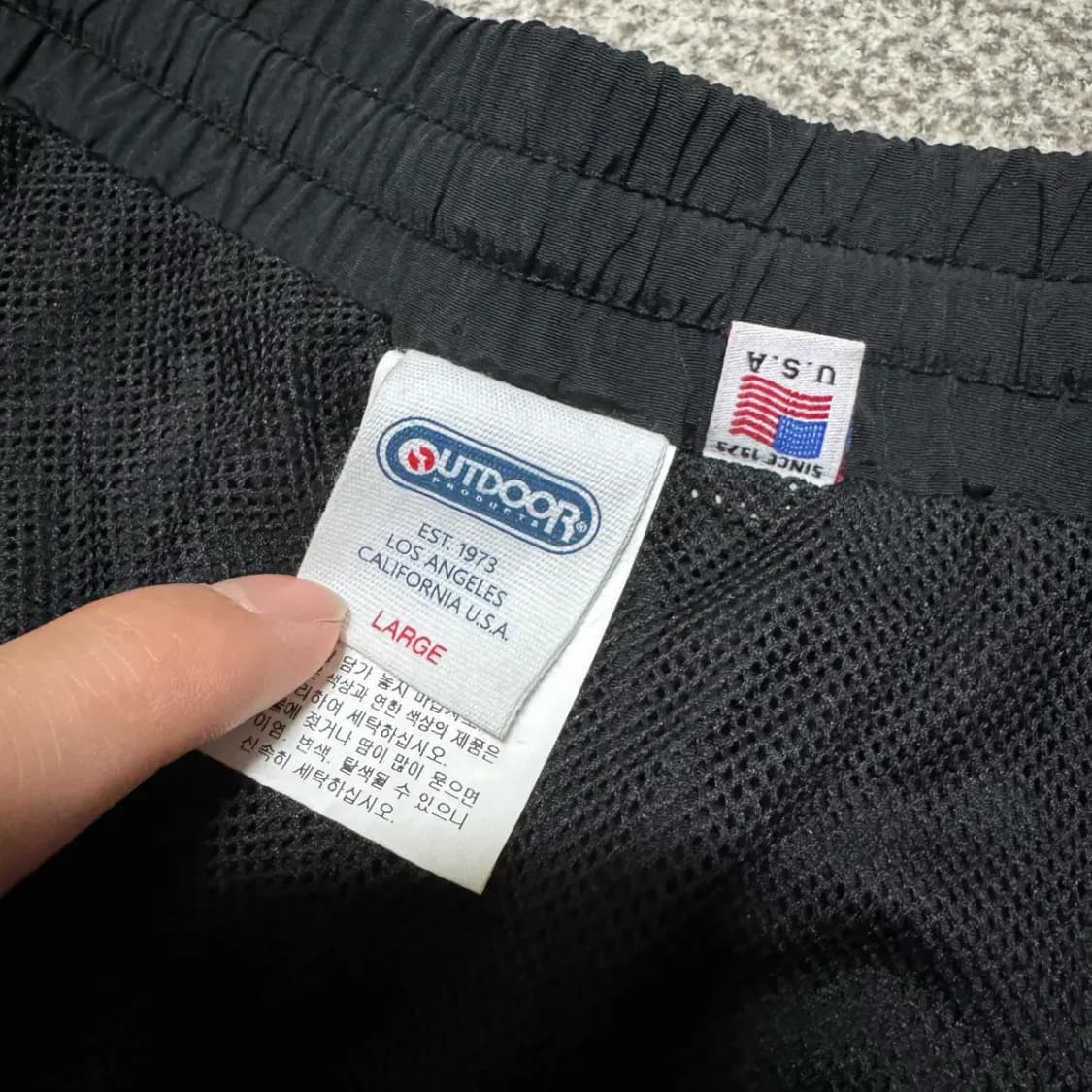 L 아웃도어 나일론 반바지 상품이미지3