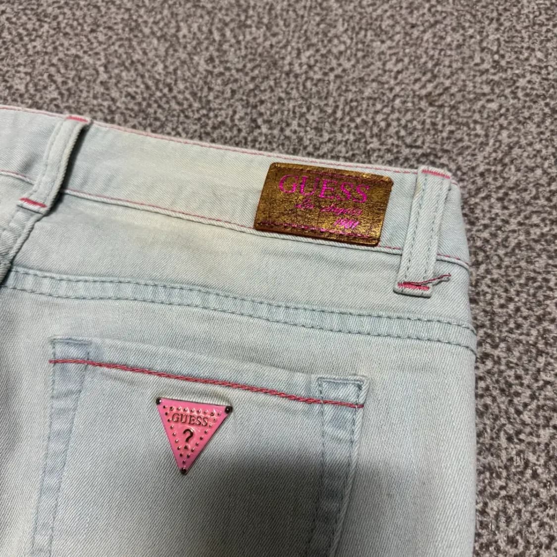 26 게스 연청바지 여성 상품이미지3