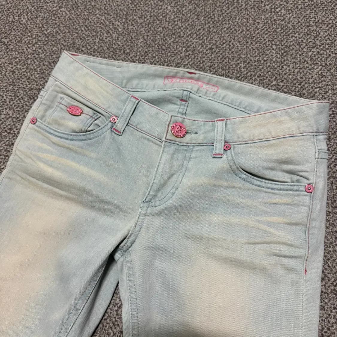 26 게스 연청바지 여성 상품이미지5