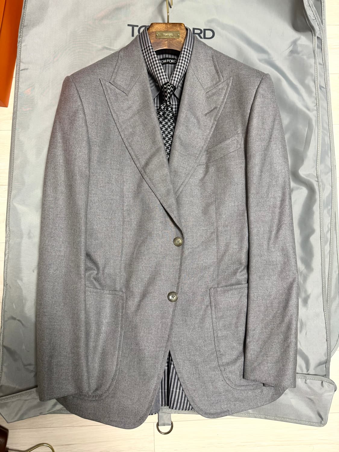 (명작,강추👍)톰포드 실크 캐시미어 자켓 블레이저 수트 상품이미지7