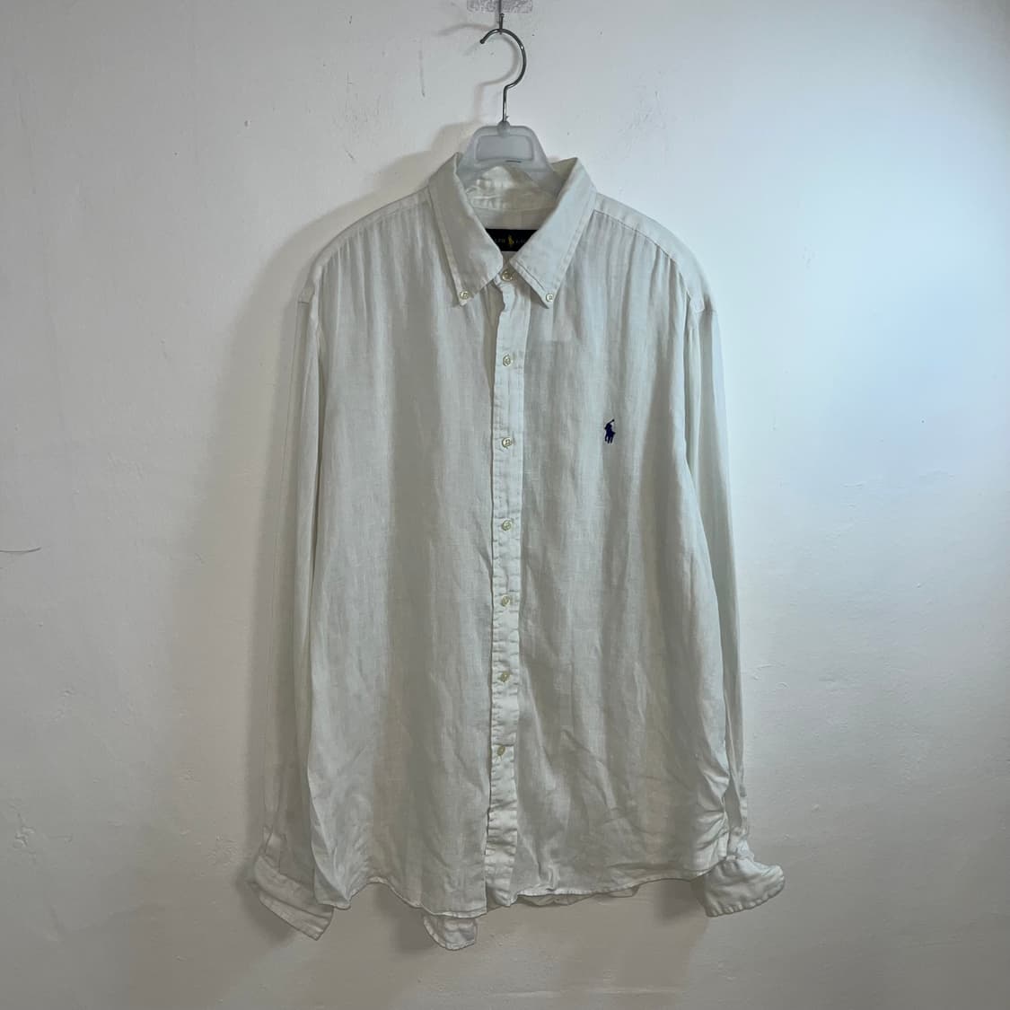 Polo Ralph Lauren Linen White Shirt  상품이미지4