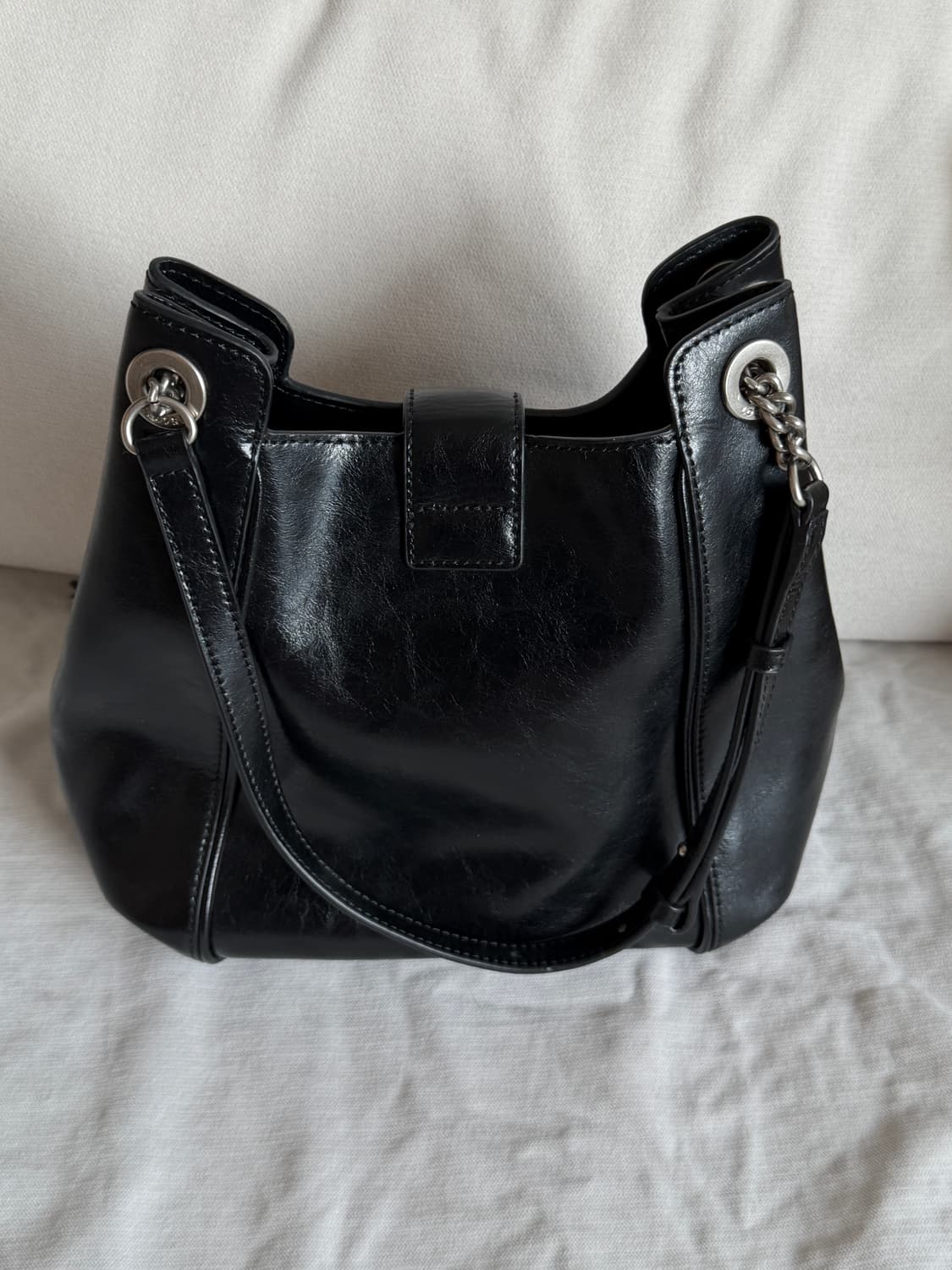 루에브르 Sac de Sortie 버킷백 라지 블랙 상품이미지3