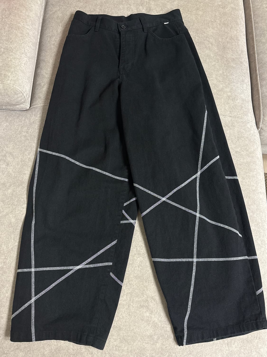 노매뉴얼 S.L 와이드 팬츠 S 상품이미지3