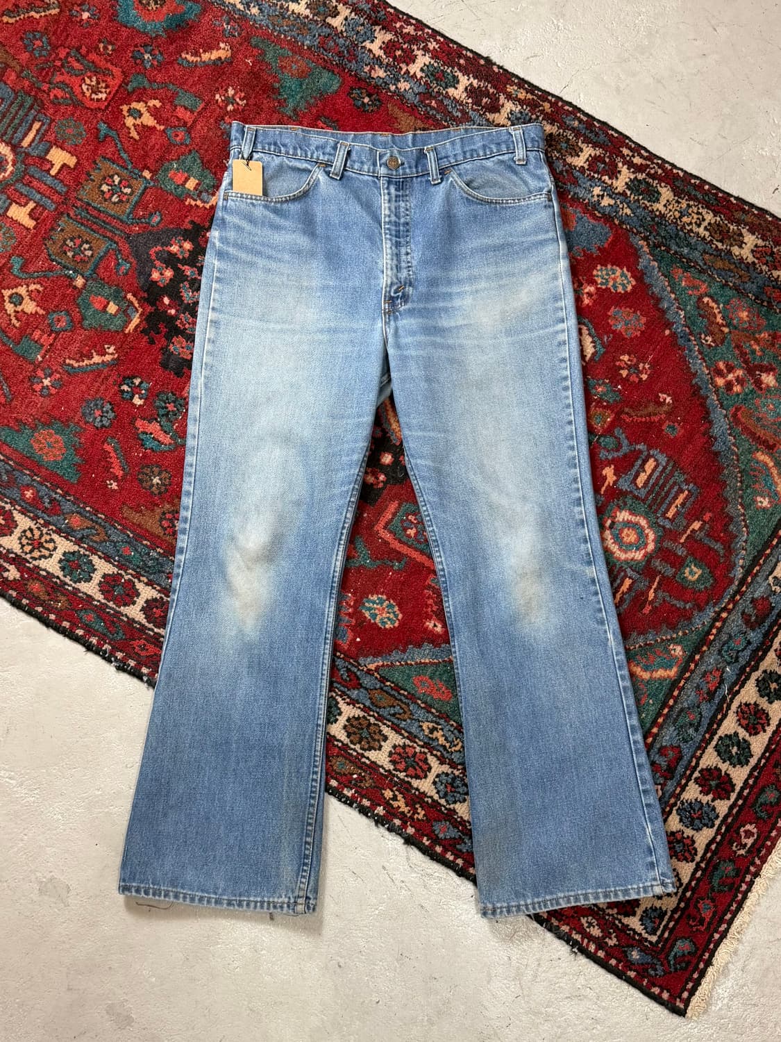 80's USA Made 빈티지 리바이스 646 벨바텀 부츠컷 오렌지탭 상품이미지2