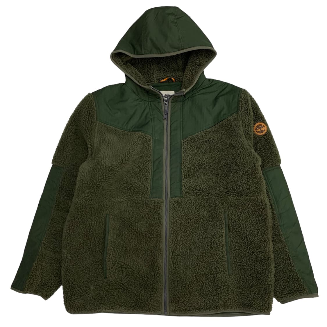 팀버랜드 카키 후리스 후드자켓 상품이미지1