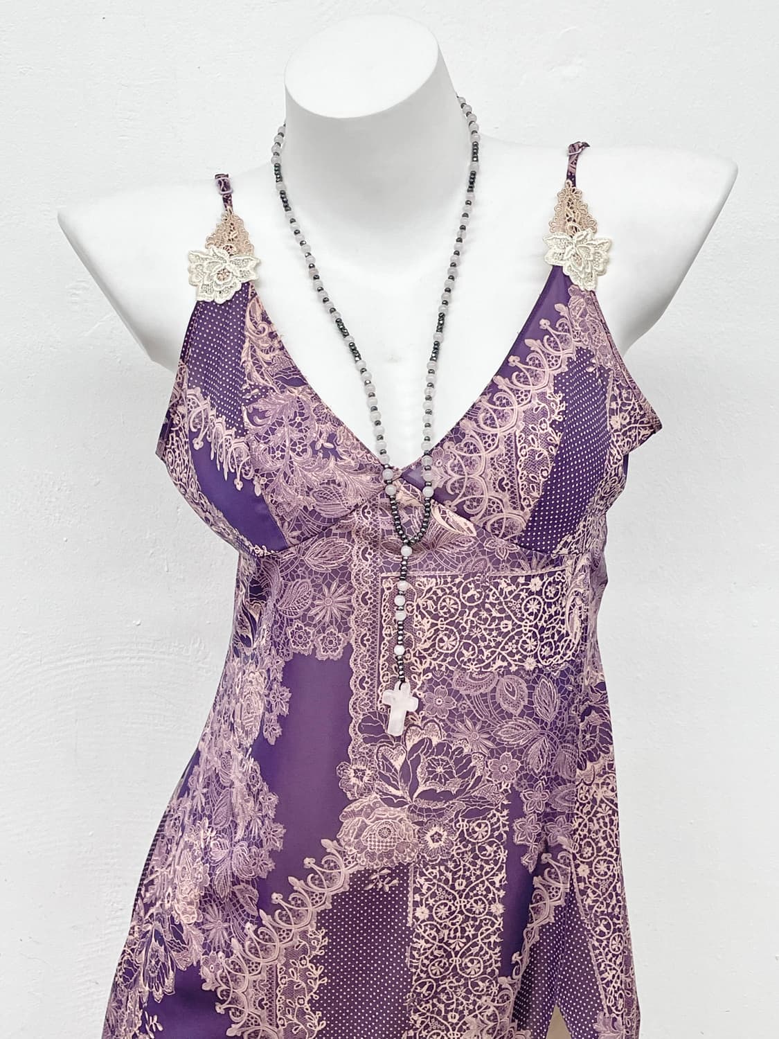 엔틱 레이어드 레이스 슬립 상품이미지2