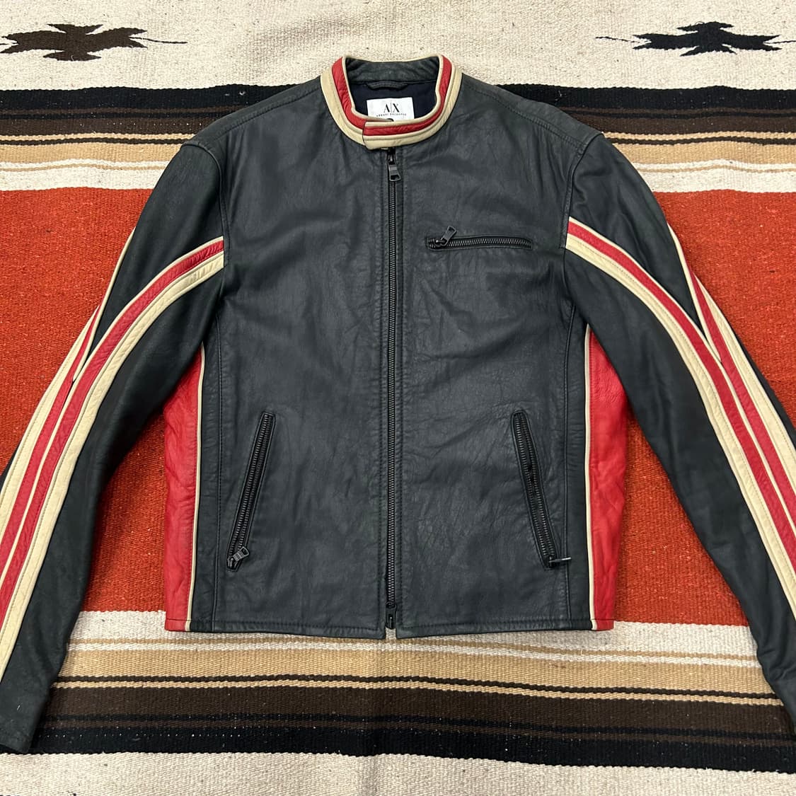 알마니 익스체인지 싱글 라이더자켓 상품이미지1