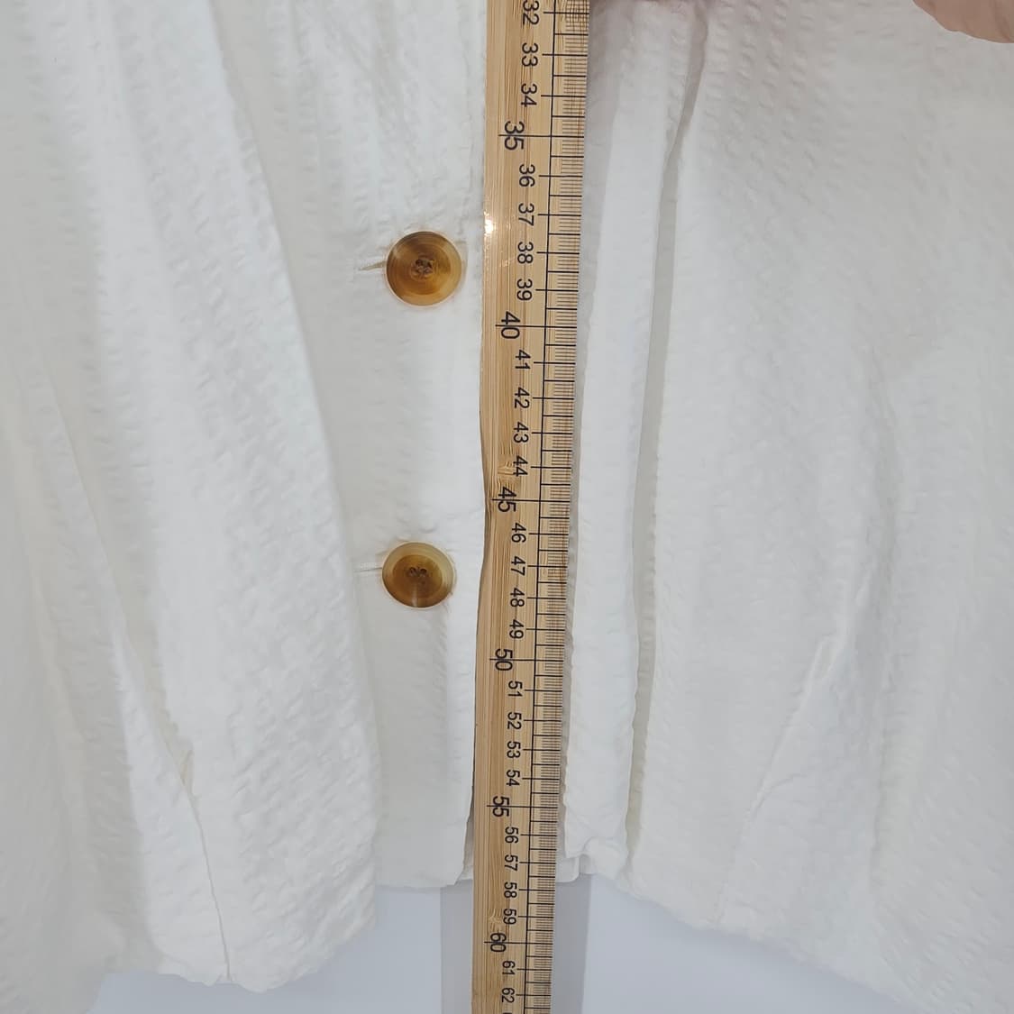 g studio 화이트 7부 소매 여름 자켓 블라우스 55 상품이미지5