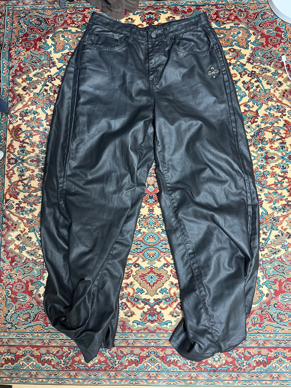 써저리 더블 폴딩 코팅진 사이즈M 상품이미지1