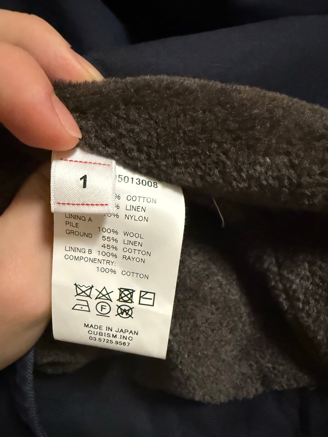 [1]비즈빔 로드니 자켓 네이비 상품이미지3