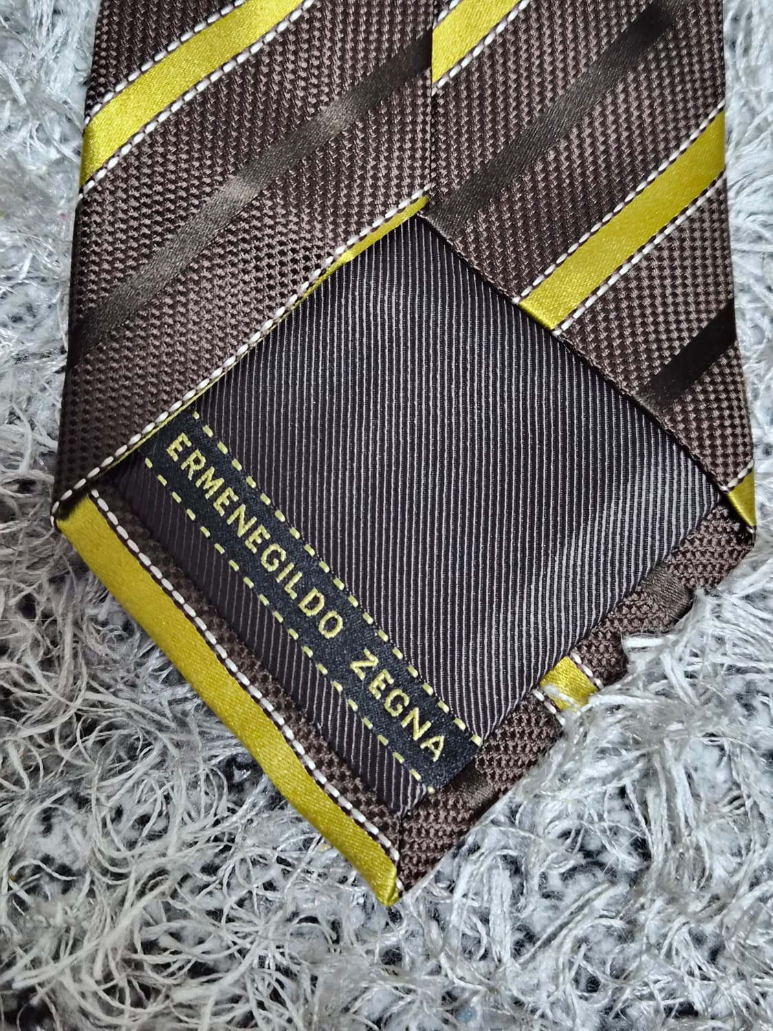 에르메네질도제냐Zegna 사선 넥타이 Free - N17 상품이미지6