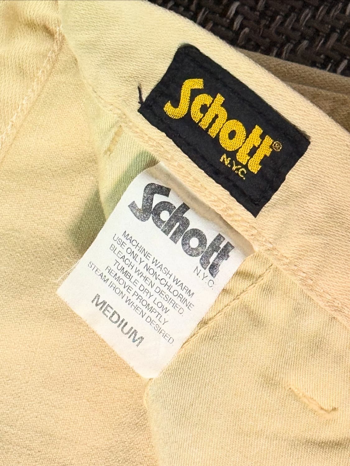 (31) SCHOTT NYC 쇼트 빈티지 코튼 워크 팬츠 상품이미지4