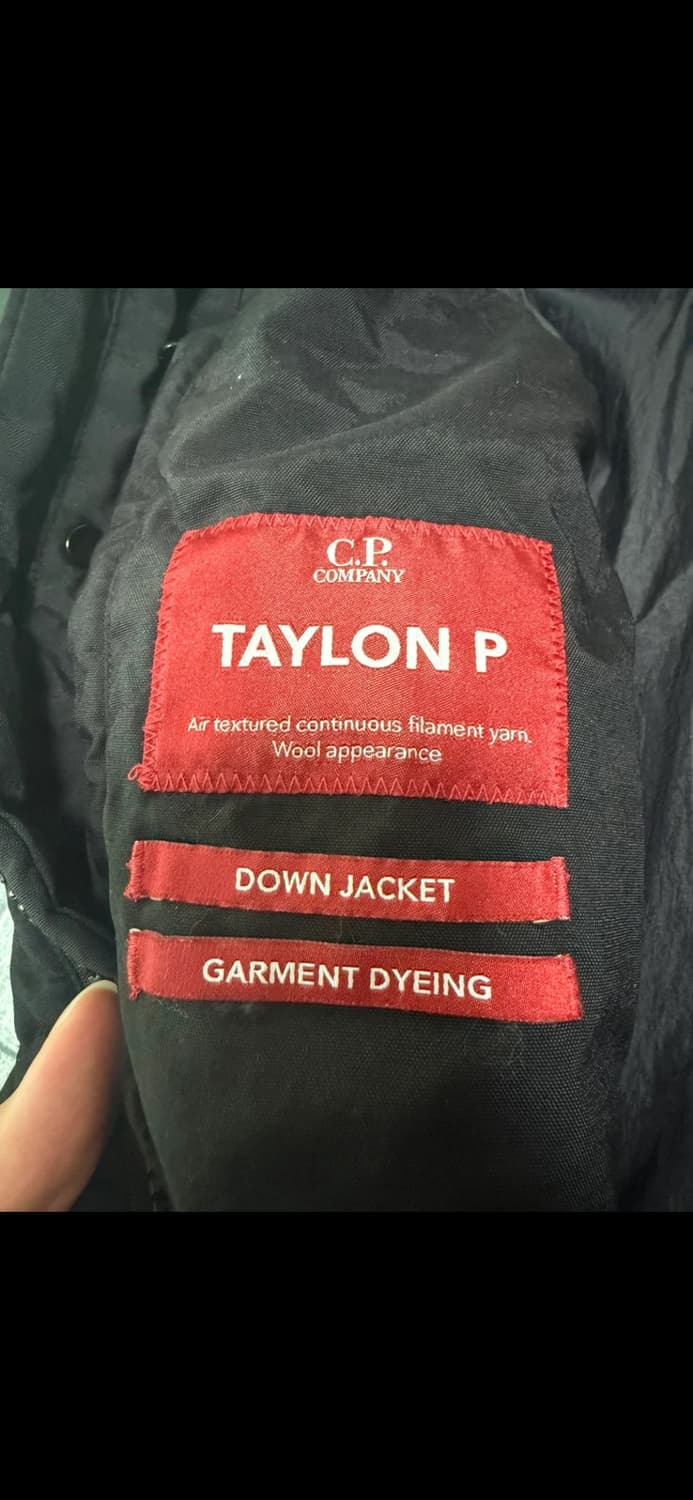 CP컴퍼니 TAYLON P 다운 패딩 블랙 48 새상품  상품이미지10