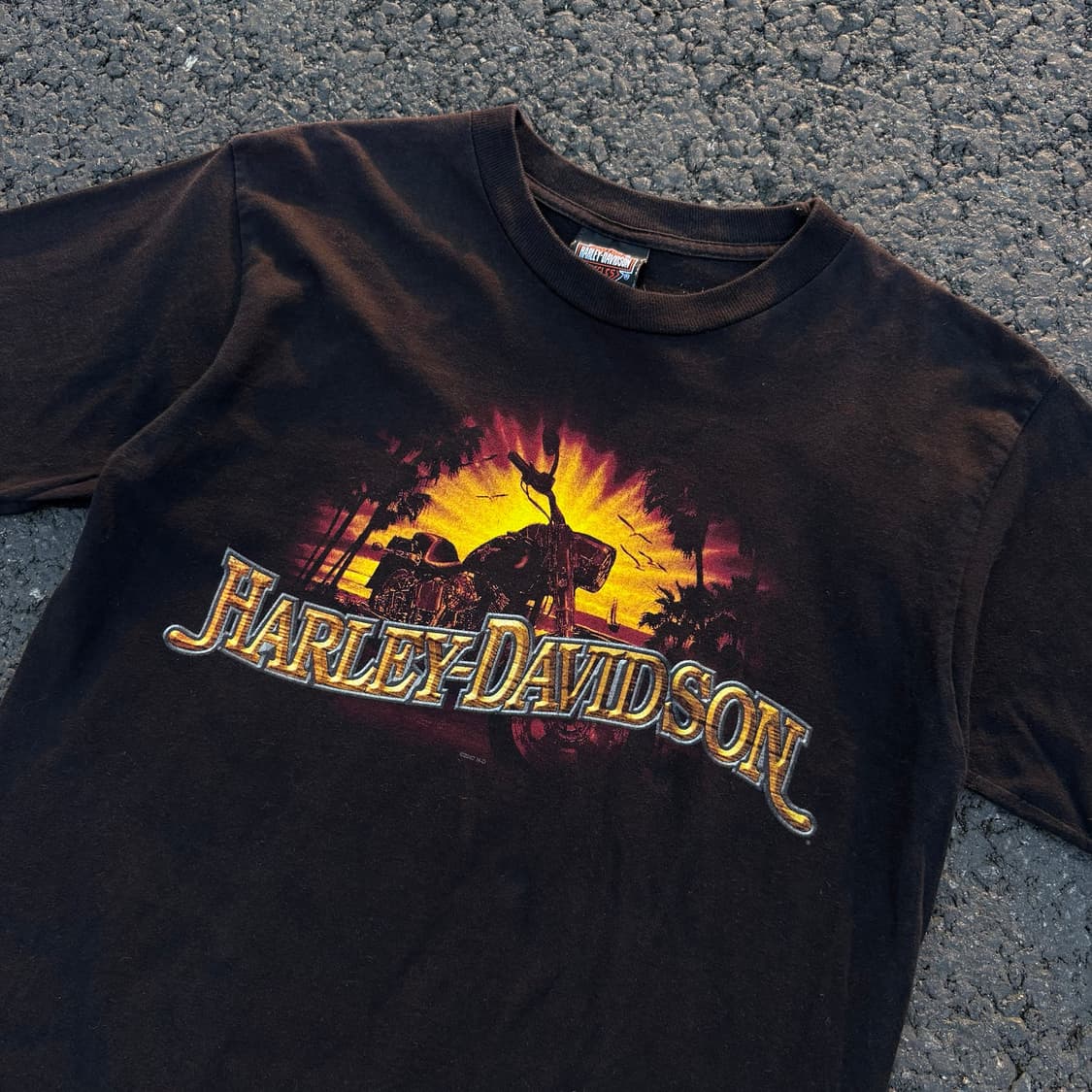 HARLEY DAVIDSON 그래픽 플레어 로고 반팔 티셔츠 상품이미지4