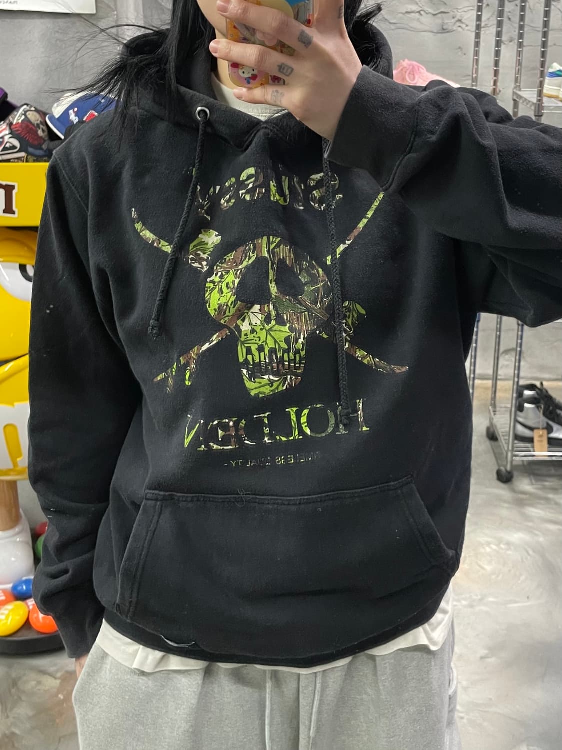 스투시 X 홀든 카모스컬 스웻후드 상품이미지8