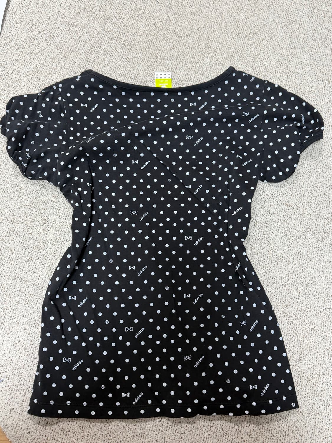 아디다스 리본 도트 반팔 빈티지 상품이미지2